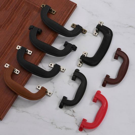 1PC Arch Box Handle Tool Handle 1PC Retro Plastic Suitcase Holder Furniture Hardware Chinese Style Antique Leather Case Handle