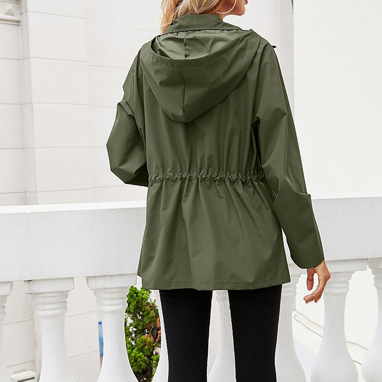 2021 Women Bomber Jacket Thin Printing Jackets Fashion Basic Long Sleeve Coat Casual Windbreaker Stand Collar Slim Outerwear