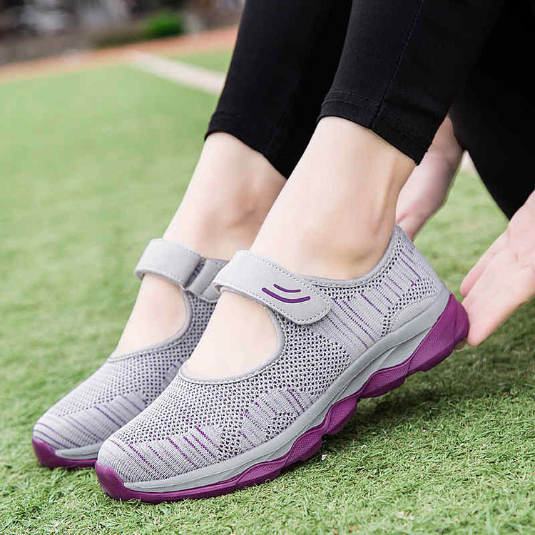 Round Toe Womens Shoes Women Woven Soft Women's Shoes Summer Woman 2021 Breathable Shoe Comfortable Light Low Slip On Outdoor 5v
