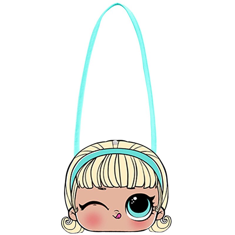 LOL Surprise dolls 2019 small backpack female cartoon Storage bag LOl girls Anime children's Fashing bags Coin Purse 2B06