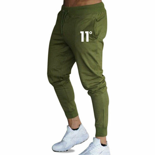 Mens Casual Slim Fit  Pants Sports Male Gym Cotton Skinny Joggers Sweat Casual Pants Trousers Tracksuit