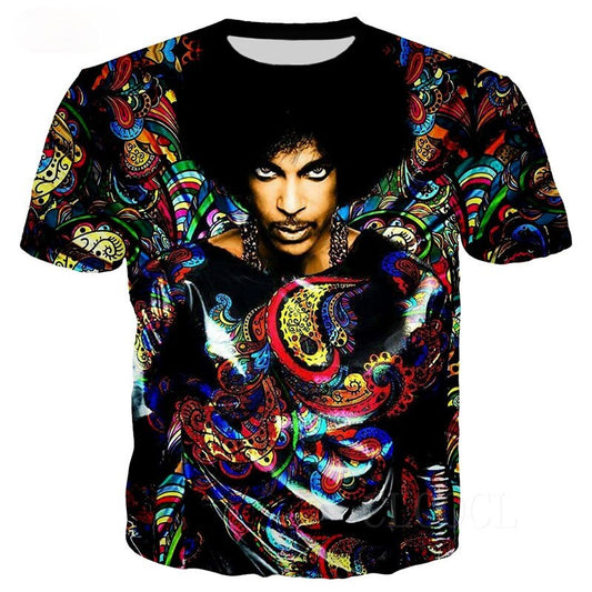 Hip Hop Style T Shirts Men Women Hoodies Singer Prince Rogers Nelson 3D Print T-Shirt Harajuku Streetwear Design Top Sweatshirts