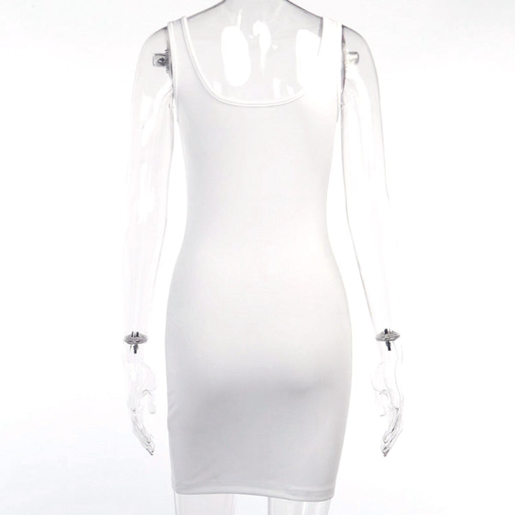 2020 Sexy Ruched Mini Dress Women Black White Slim Clubwear Party Dress Elegant Lady Dresses Summer Tank Dresses Femme Clothes