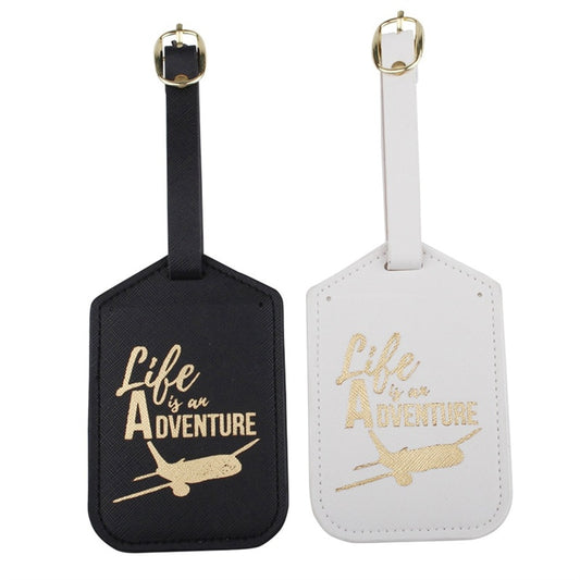 New Creative Leather Suitcase Luggage Tag Label Bag Pendant Handbag Portable Travel Accessories Name Id Address Tags A977