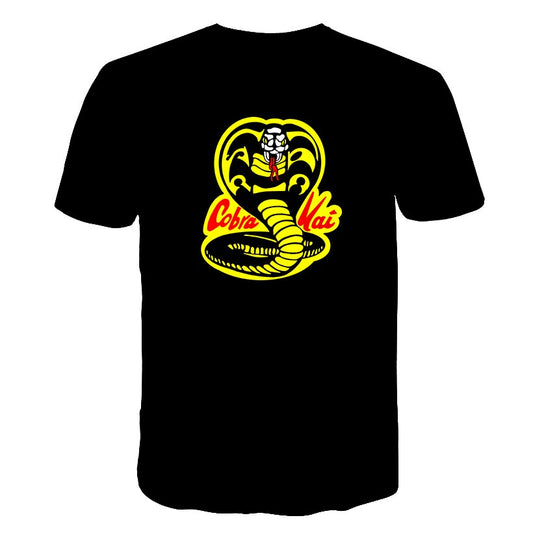 Summer Design Funny 3D Print Cobra Kai Child Tshirt Boys Girls 3 To 14 Y Thai Venomous Snake Movie Teen Top O-Neck Funny T-shirt