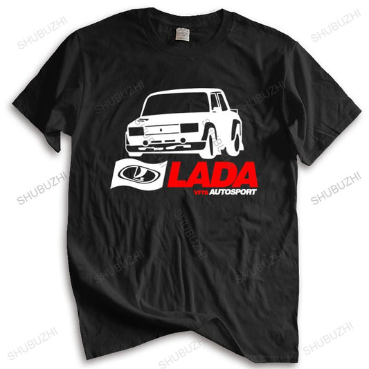 summer t-shirt shubuzhi brand teeshirt Lada VFTS Autosport Rally wrc 2105 2107 WRC unisex t-shirt loose style tops