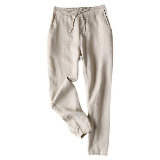 Women Pants All-matched Solid Color Long Pants Comfy Loose Drawstring Trousers Women Harem Pants Fashion Casual Capris