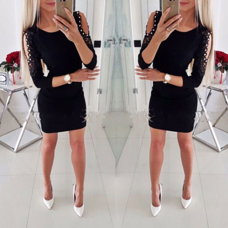 Sexy Pearl Dress  Long Sleeve Spring Autumn Winter Women Dresses Casual  O Neck Bodycon Pencil Dresses