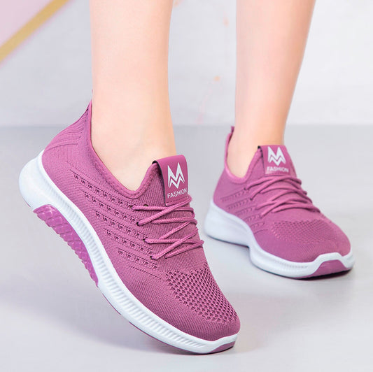 Women Running Shoes Breathable Casual Shoes Outdoor Light Weight Sports Shoes Casual Walking Sneakers 2021 New Zapatillas Mujer