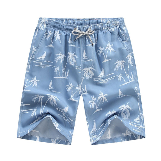 #2021 New Fashion Men Casual Short Pant Wide Printed Beach Casual Men Short Trouser Shorts Pants Daily Comfy Seaside Ropa Hombre