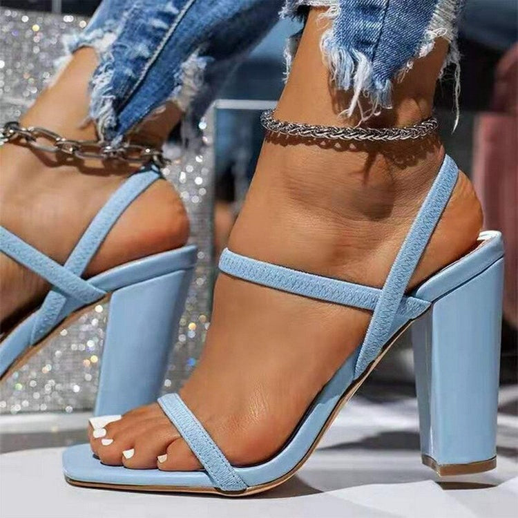 2021 Women Pumps Open Toe Sexy Sandals Ladies Thin Belt High Heels Females Outdoor Party Dress Brand Fashion Shoes For Lady