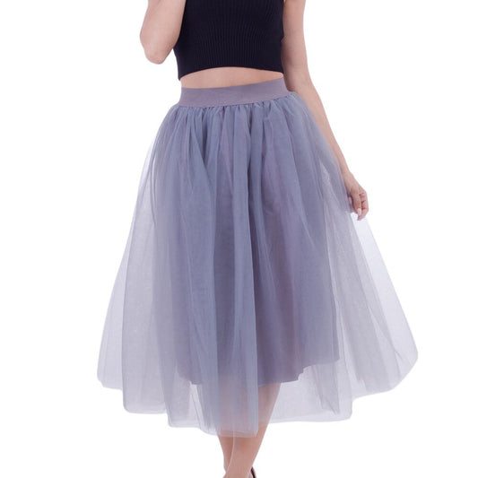 Spring New Sweet Long Mesh Skirts Princess High Waist Ruffled Vintage Tiered Tulle Pleated Ropa Mujer Skirts Gothic Skirts Women