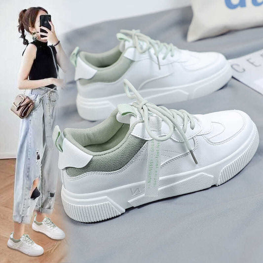 Women Sneakers Shoes Flat Shoes Spring Trend Casual Flats Sneakers Female New Fashion Comfort White Platform Vulcanized Shoes