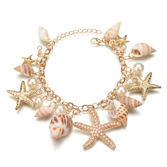 1pc Cowrie shell Bracelet femme Adjustable boho Macrame friendship Real Seashell Bracelet Mothers Day Jewelry Gift