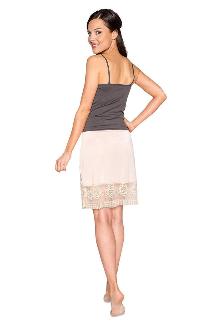 New Fashion Women Skirt Clothes Women High Waist Plain Vintage Floral Lace Loose Casual Skirt