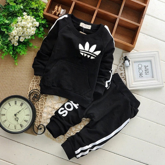 Brand Baby Boy Clothes Suits Spring Casual Baby Girl Clothing Sets Children Suit Sweatshirts Sports Pants Autumn Kids Set