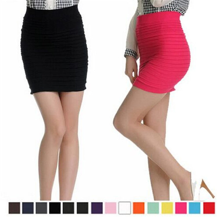 New Hot  Fashion High Waist Short Skirts Women's Sexy party Slim tight skirt Ladies one Size Above Knee Mini Pencil Skirt