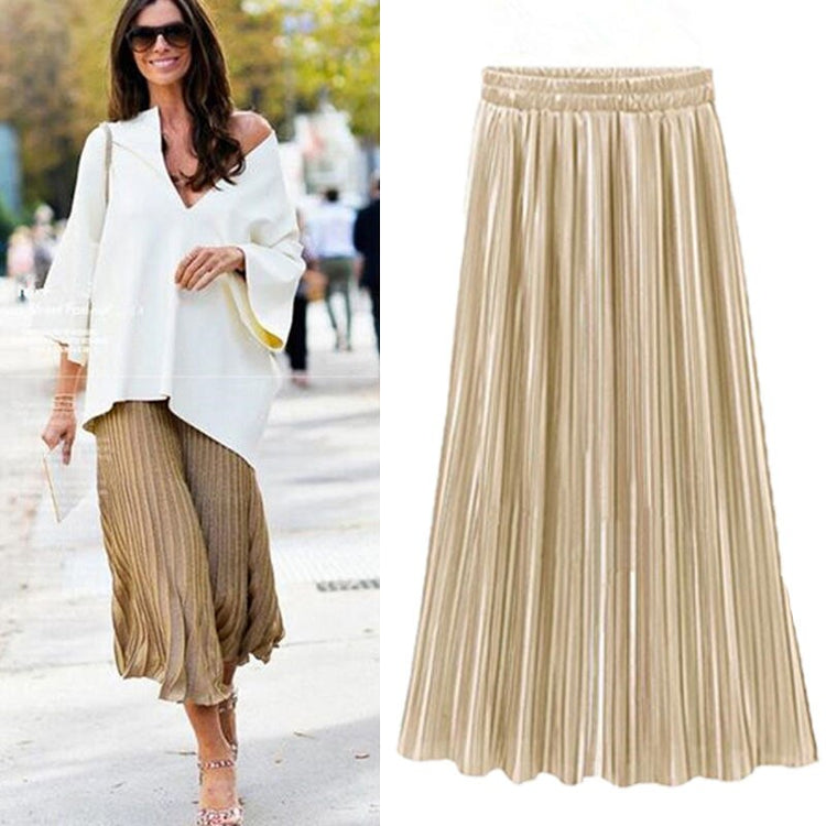 New Fashion Ladies Womens Gypsy Long Jersey Skirt Ladies Skirt Size Stylish Womens Pleated Long Skirts Solid 4 Colors