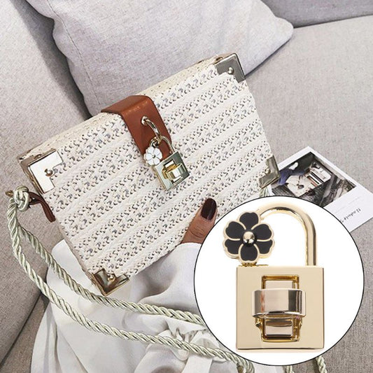 THINKTHENDO New Bag Metal Clasp Turn Lock Twist Locks for DIY Handbag Craft Bag Purse Hardware Bag Accessories
