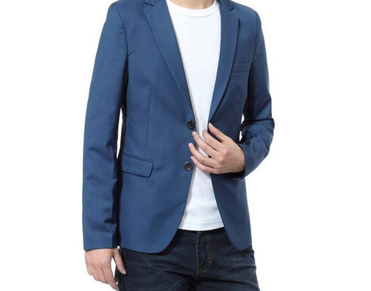 Europe Spring 2016 new men's casual suit S-5XL-6XL bust 120cm Korean Slim small suit fashion youth work jacket one-piece suit