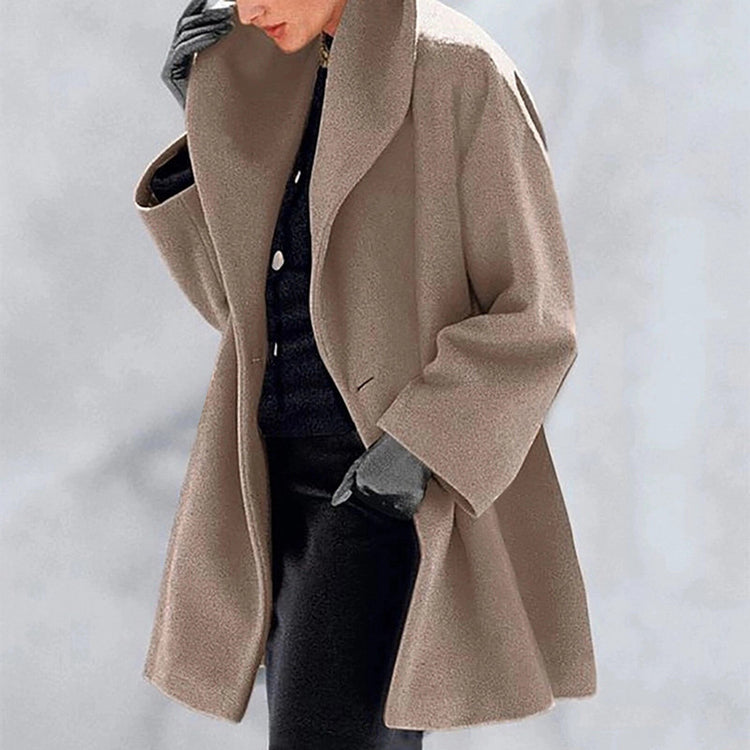 Winter Women Wool Blends Coat Solid Long Sleeve Hooded Classic Outerwear Plus Size 5xl Streetwear Female Clothes Trench Jackets