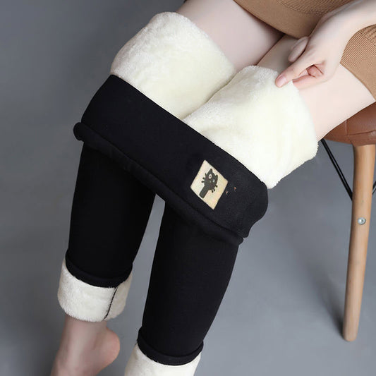 2021Warm Leggings Women Fashion Casual Women Printed Span Ladies High Waist Keep Warm Long Pants Fitness Seamless Legging Лосины