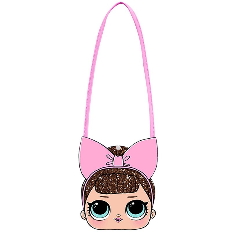 LOL Surprise dolls 2019 small backpack female cartoon Storage bag LOl girls Anime children's Fashing bags Coin Purse 2B06