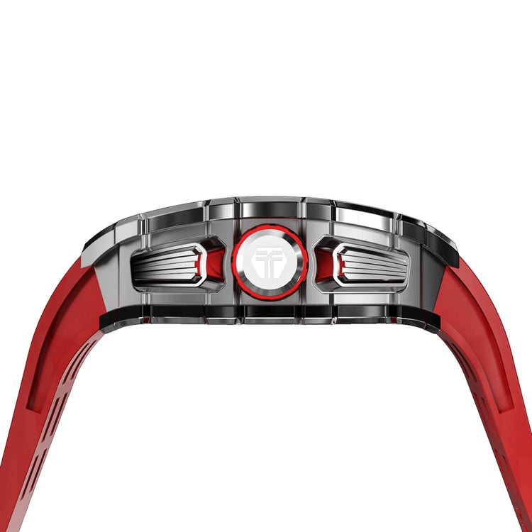 TSAR BOMBA Watch for Men Luxury Brand 50M Waterproof Stainless Steel Quartz Wristwatch Sport Chronograph Men Watch Montre Homme