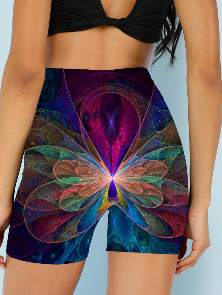 3d Shorts Butterfly Shorts Women Animal  Colorful Short Psychedelic Casual Womens Pants Beach Athletic Hawaii High Quality