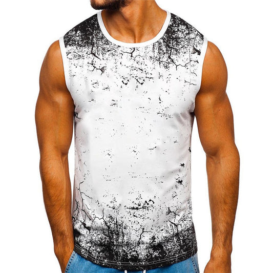 2020 Fahion Brand Men Sleeveless Slim Gym Tank Top Summer Muscle Bodybuilding Fitness Tee Shirt Sport Tank Men's Clothing Vest