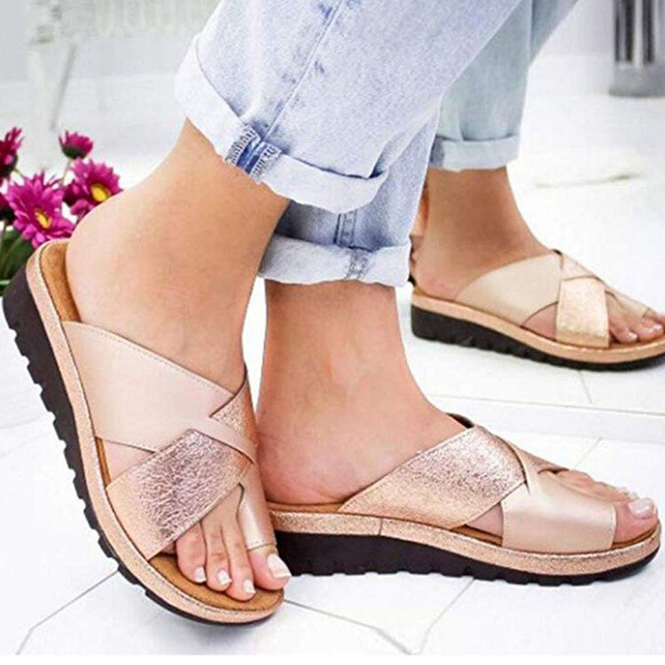 2021 Women Patchwork Platform Flip Flops Casual Ladies Low Heels Dressy Comfy Beach Sandals Slipper Summer Shoes сандали женские