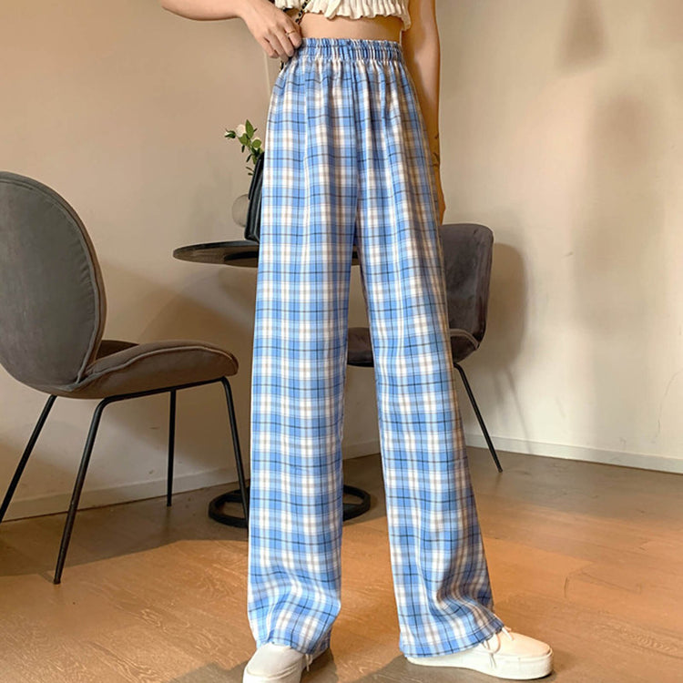 JAYCOSIN Harajuku Plaid Pants Women Trousers 2021 Fashion Streetwear Woman Loose Pants Summer Ladies Long Pants Plus Size 0311
