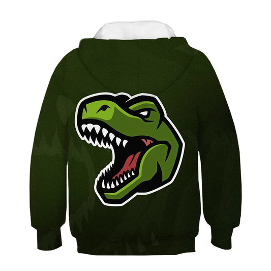 Boys 3D Dinosaurs World Series Sweatshirt Streetwear Hip Hop Teen Dinosaur Creatures Print Hoodies Kid Outwear Clothes 3-14Y